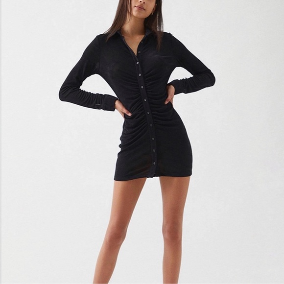 NEW FREE PEOPLE LITTLE BLACK DRESS - Picture 6 of 11